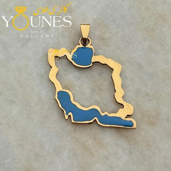 آویز طلا میناکاری ایران